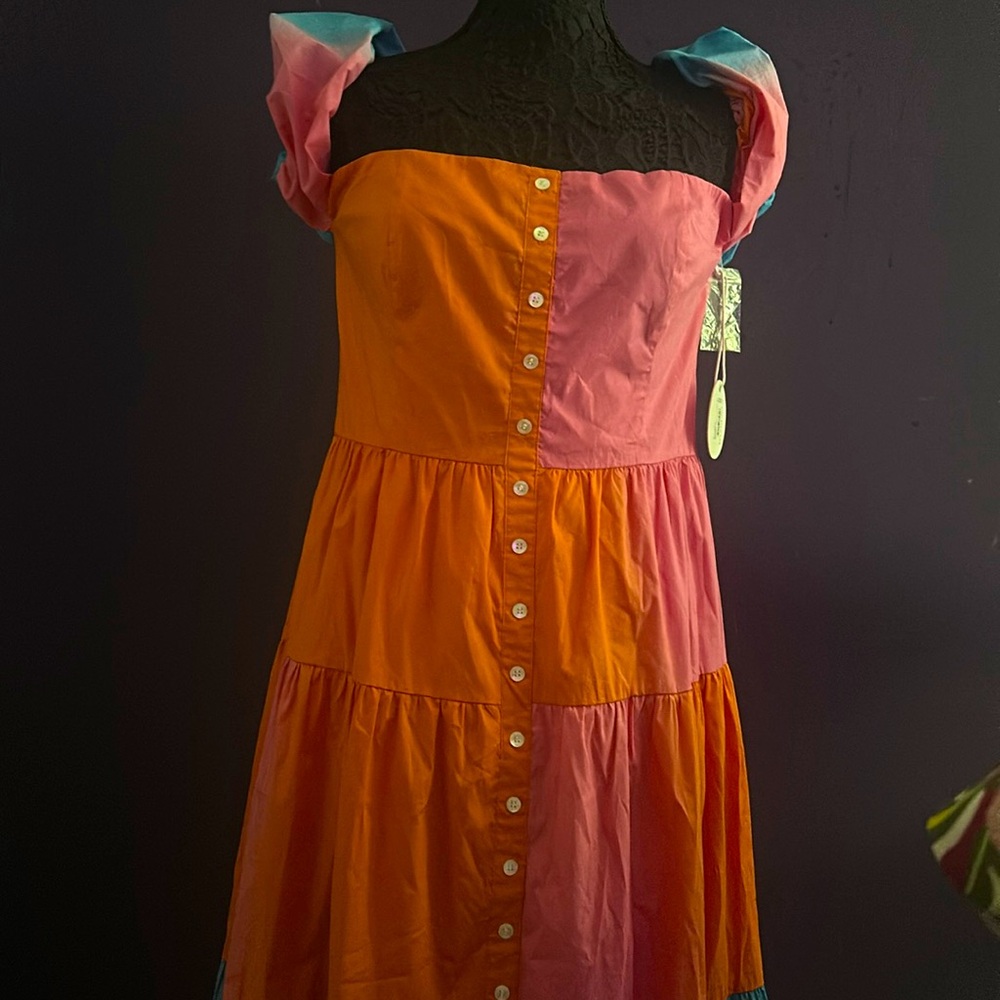NWT Staud midi dress
